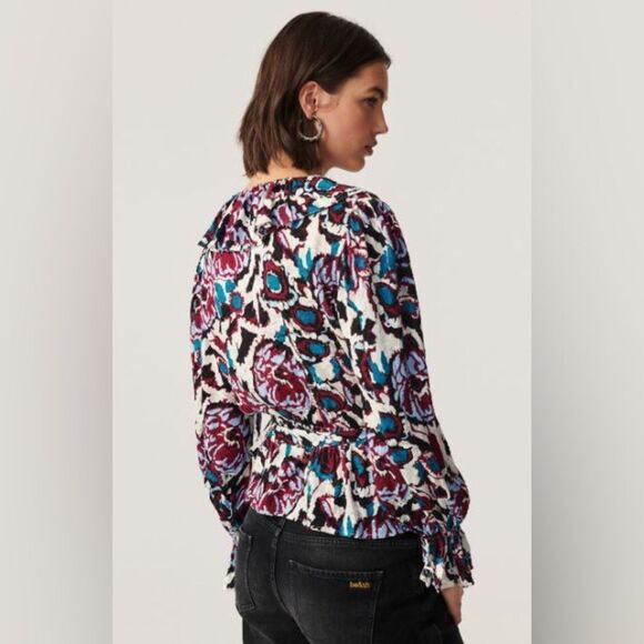 ba&sh Gato Top in Off White - Picture 2 of 12